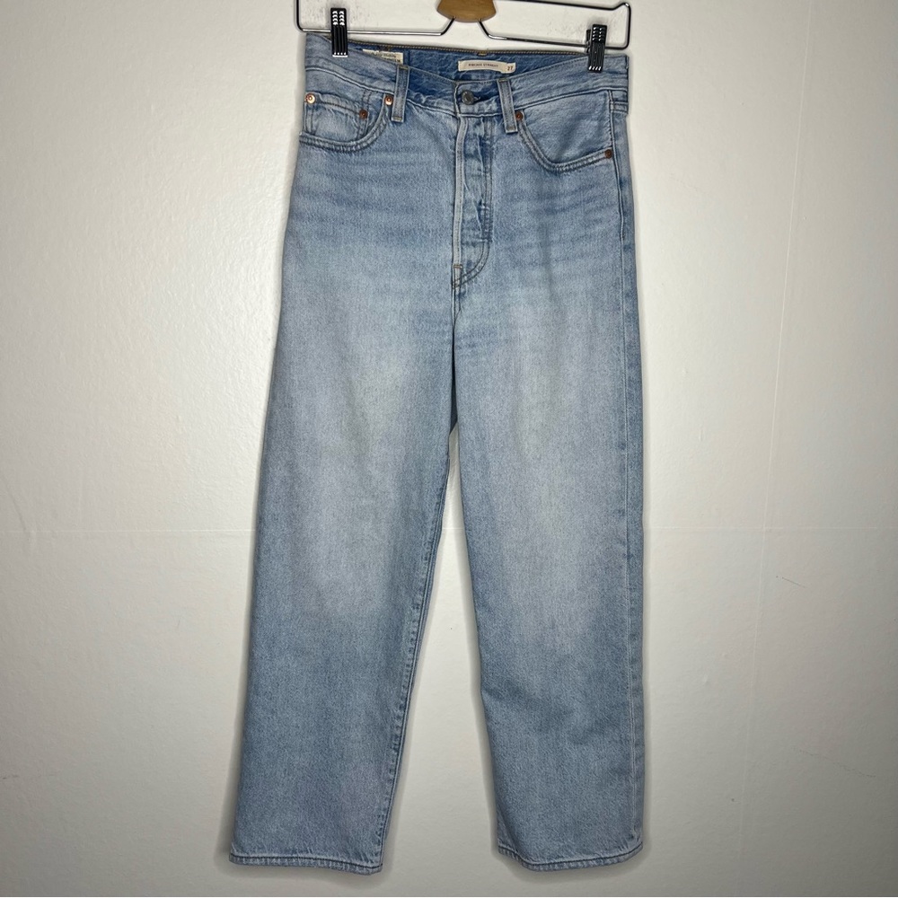 Levi’s Ribcage High Rise Straight Leg Jean Sz 27